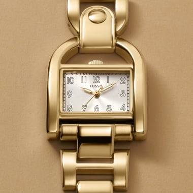 Un orologio Harwell color oro.