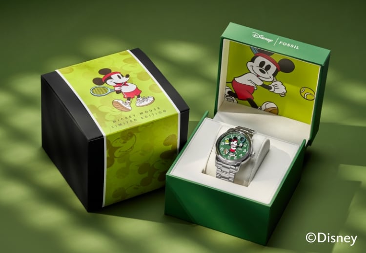 The exclusive Disney | Fossil Mickey Mouse watch.
