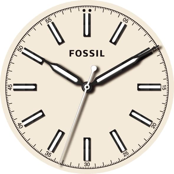 A Fossil Classic watch face.