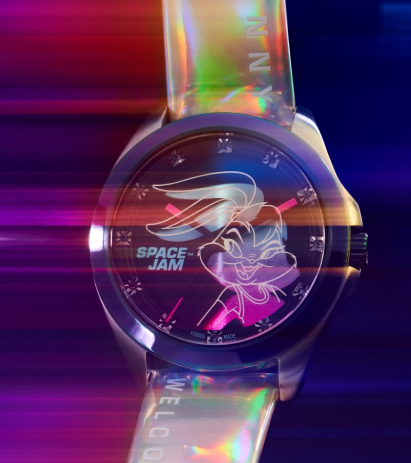 Space Jam by Fossil watch featuring Lola Bunny.