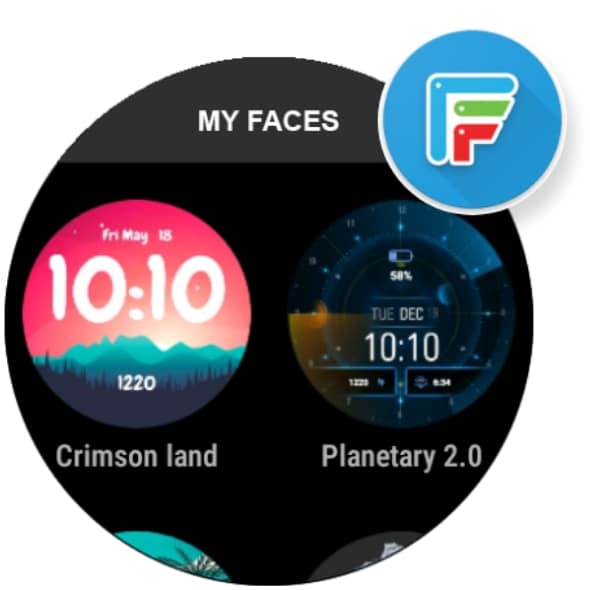 A Fossil Facer watch face