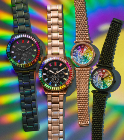 Collection of Rainbow watches.